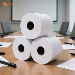 กระดาษเทอร์มอลแบบม้วน ขนาด 57 มม. x 100 มม. 110*20 มม. รุ่น 517x14 57 มม. x 100 มม. พร้อมแกน - Product Image 1