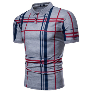 Polo décontracté à manches courtes pour homme, col revers, idéal pour le golf, T-shirt polo homme pas cher, polos homme Dry Fit - Product Image 3