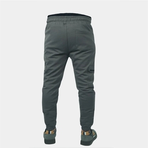 Pantalones Deportivos Cargo con Cierre para Hombre, Color Carbón - Product Image 2