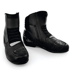 Botas de Motociclismo de Tobillo de Diseño Personalizado de Primera Calidad, Cuero Genuino, Impermeables, Transpirables, Térmicas, Antideslizantes, para Todo Tipo de Moto - Product Image 1