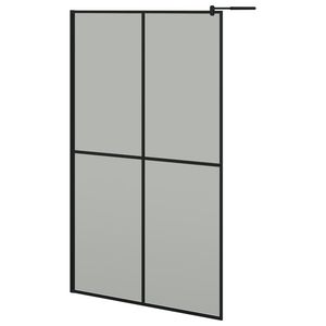 Paroi de douche en verre trempé foncé 46,5''x74,8'' pour cabine de douche - Product Image 2