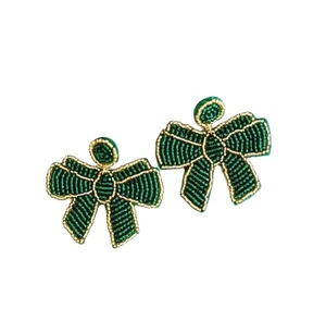CRYSTAL CRAFT - Encuentra pendientes de flor abstracta similares con cuentas bordadas, accesorio de moda, pendientes colgantes - Product Image 1