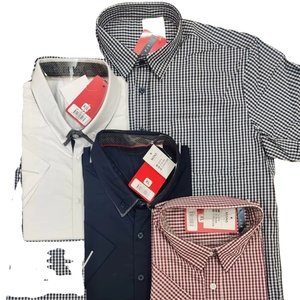 เสื้อเชิ้ตแขนสั้นผู้ชาย ผ้าซาตินคอตตอน 100% ลายเรียบ สวมใส่สบาย ระบายอากาศได้ดี ไม่เป็นขุย ปกพับได้ ผลิตอย่างยั่งยืนเพื่อความสมบูรณ์แบบ - Product Image 3