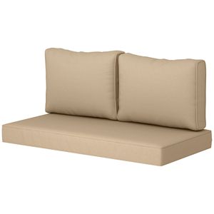 Cojines para Muebles de Patio de 2 Plazas con Funda Extraíble Resistente a la Decoloración - Cojines de Calidad para Exteriores - Product Image 1