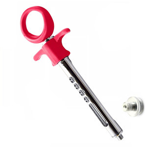 Seringue dentaire 1,8 ml rose, instrument ergonomique en acier inoxydable, pour anesthésie locale, instrument chirurgical dentaire - Product Image 2