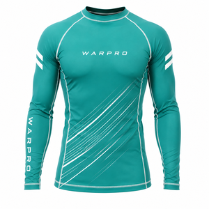 Camiseta de Compresión de Manga Larga para Hombre, Ropa Deportiva para Gimnasio, Logotipo Personalizado, Camiseta de Compresión de Manga Larga con Estampado Personalizado para Hombre - Product Image 1