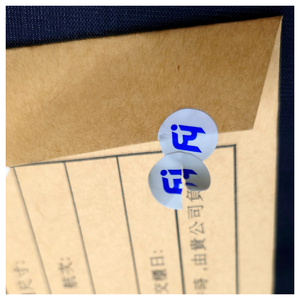 Étiquette autocollante adhésive antivol imprimée coquille d'oeuf personnalisée inviolable fragile - Product Image 4