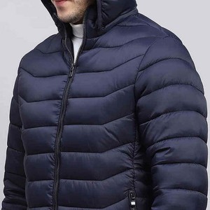 High Quality OEM Custom <b>Down</b> Coat Men's Puffer Jacket Professional Manufacturer Polyester Nylon High Street Style Jackets - Product Image 4