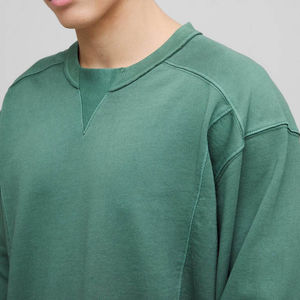 เสื้อสเวตเชิ้ตคอกลมทรงโอเวอร์ไซส์สีน้ำตาลคุณภาพสูงรุ่นใหม่สำหรับผู้ชาย ผลิตจากผ้าฝ้ายผสม ราคาโรงงาน - Product Image 5