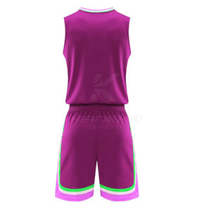 Uniforme de basket-ball sans manches en polyester respirant, design personnalisé, coupe ajustée pour hommes, vente en gros - Product Image 2