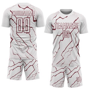 soccer uniform jersey and shorts set <b>men</b> football team breathable quick dry sportswear fit wear - Product Image 1