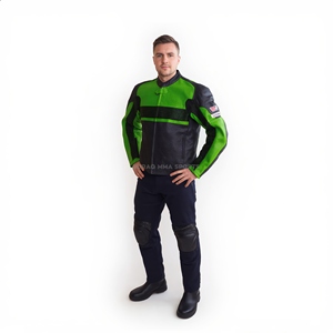 Chaqueta de Motocicleta de Invierno para Hombre, de Cuero Genuino, con Cierre de Cremallera, Estilo Formal, Diseño Sólido, Parche con Logotipo Personalizado - Product Image 1