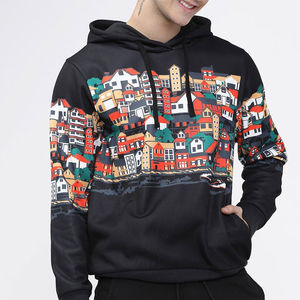 Sudadera clásica para hombre con tacto de algodón suave, corte relajado, manga larga, ideal para clima frío, estilo casual urbano. - Product Image 6