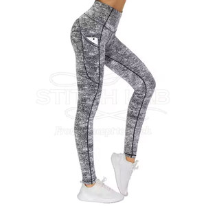 Leggings de Yoga para Mujer, Transpirables, Tejidos, de Cintura Media, con Spandex y Poliéster, Ropa Deportiva en Oferta - Product Image 4