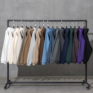 High Quality 400gsm Heavy Weight Cotton Stringless Blank <b>Hoodie</b> Custom <b>Men</b> Streetwear OEM Logo Custom Oversized Hoodies - Product Image 3