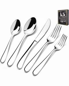 Juego de Cubiertos de Acero Inoxidable de Alta Calidad, Duradero, con Acabado Espejo Resistente al Óxido, Perfecto para la Mesa de la Cocina - Product Image 1