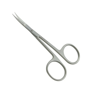 KOUNAIN Ladies 10cm 420 J2 Stainless Steel Manicure Scissors 10cm Cuticle Straight Blade Hair <b>Removal</b> Beauty <b>Tool</b> with Sharp Tip - Product Image 1