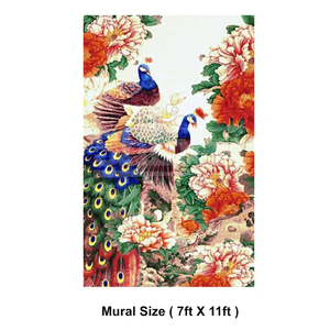 Mosaïque en verre d'intérieur haut de gamme élégante, design artistique complexe pour hôtels, écoles et revêtements muraux décoratifs, caractéristiques attrayantes - Product Image 2