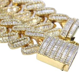 สร้อยคิวบาลิงค์จากโรงงานโดยตรง พร้อมสร้อยคอแฟชั่นดีไซน์หรูหรา จากซัพพลายเออร์อินเดีย - Product Image 3