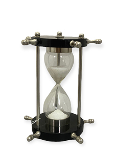 Sablier décoratif fait main en laiton vintage pour la gestion du temps, idéal pour la décoration de la maison, du bureau et comme cadeau - Product Image 3