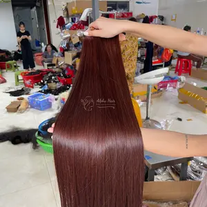 Top Best Selling Chestnut Bone Straight Hair Extensions 12A Grade Solf Pure Hair Bundles 100% Silky Straight Virgin Hair