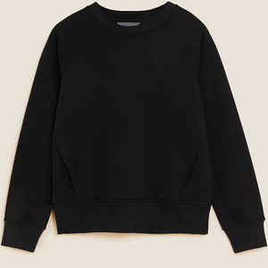 Sweat-shirt pour femme 100% coton, haute qualité, streetwear, imprimé sur mesure, longueur avant, en vente en ligne à prix avantageux - Product Image 2