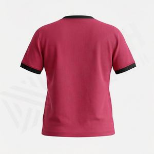 Camiseta Corta Vintage para Mujer, Ecológica, de Lona Teñida, Transpirable, de Verano, de Alta Calidad, en Oferta, con Diseño Moderno y Elegante - Product Image 2