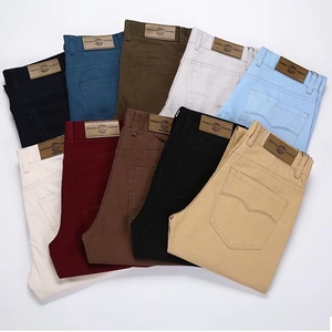 Pantalon Old Money en gros, personnalisable avec logo, haute qualité, pour homme, en sergé anti-plis, 100 % polyester, décontracté, poids moyen, avec cordon de serrage - Product Image 3