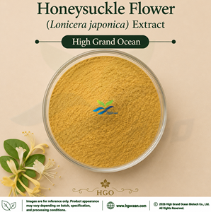 Suministro Directo de Fábrica HGO, Extracto de Flor de Madreselva (Lonicera japonica) (Grado Alimenticio) en Proporciones 4:1 5:1 10:1 20:1 100:1 200:1 - Product Image 1