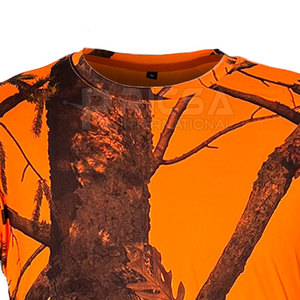 เสื้อยืดผู้ชายสำหรับล่าสัตว์ในฤดูหนาว ผ้าฝ้าย 100% นุ่ม ระบายอากาศได้ดี เหมาะสำหรับกิจกรรมกลางแจ้ง เช่น เดินป่า ตกปลา ตั้งแคมป์ และสำรวจ - Product Image 4