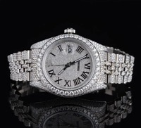 Montre de luxe pour homme KRISHNAM JEWELS, tendance, avec mouvement Seiko à quartz, boîtier en acier inoxydable, cadran en cristal saphir, date automatique