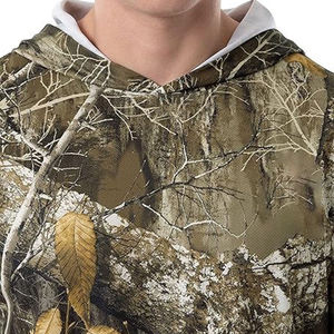 Custom Breathable Polyester Cotton Hunting Hoodie Loose Fit Soft <b>Shell</b> Winter OEM Men Tactical Outdoor Wear - Product Image 6
