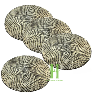 New Products Seagrass Rectangular <b>Placemats</b> for Dining Table Braided Plait Custom Table Decorations for Christmas From Vietnam - Product Image 3