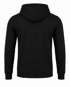 Sudadera con capucha corta para hombre, estilo casual de invierno, con cremallera, corte holgado, transpirable, ecológica, de secado rápido, anti-pilling, de algodón suave. - Product Image 2
