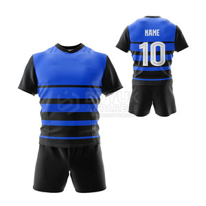 Uniforme de rugby en polyester léger, respirant, à séchage rapide, durable, tenue d'entraînement sportif, équipement d'équipe pour hommes adultes - Product Image 3