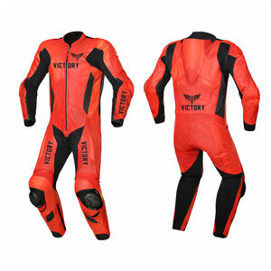 Combinaison de moto en cuir professionnelle haut de gamme personnalisée 2026, une pièce, équipement de sécurité pour la conduite à moto, combinaison de moto pour la piste - Product Image 2