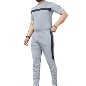 Ensemble de survêtement homme été USA à prix abordable : t-shirt et pantalon, tenue de sport respirante et légère pour l'entraînement et les loisirs - Product Image 6