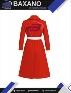 Manteau en laine de haute qualité pour femmes de la sororité Delta Sigma Theta, trench-coat long avec ceinture de la sororité DST - Product Image 5