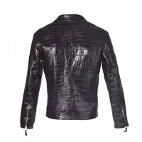 Blouson Bomber Tendance 2026 pour Homme en Cuir Véritable et Tissu Toile – Collection Hiver avec Logo Frontal – Style Vintage Premium à Capuche pour Motard et Tenue Décontractée