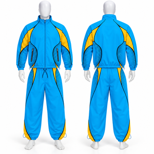 2026 Clothing Windbreaker <b>Jacket</b> and Nylon <b>Track</b> Pants Zip up Nylon Sweatsuit Set <b>Men</b> Windbreaker Tracksuit - Product Image 4