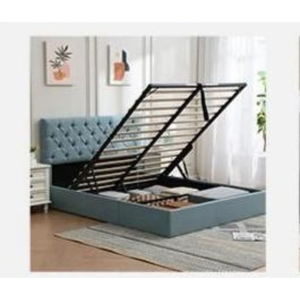 Muebles para Apartamentos y Hoteles, Camas con Almacenamiento, Marcos de Cama de MDF y Acero Inoxidable, Espacio Compacto para Dormitorio, Color Personalizado, desde Vietnam - Product Image 1