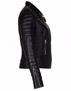 <b>Ladies</b> Casual Tan Fish Leather Blazer Winter Outdoor Fashion Quick Dry <b>Tweed</b> <b>Jackets</b> with Silk Lining - Product Image 6