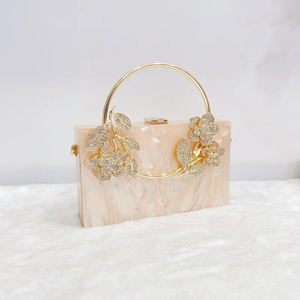 Nuevo Diseño de Bolso de Mano de Resina para Bodas y Eventos en la Playa, Elegante con Detalles de Cadena, Decoración para el Hogar, Mejor Precio - Product Image 6