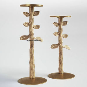 Portavelas Decorativo para el Hogar, para Ocasiones Festivas, Precio Impresionante, Diseño de Pulpo, Color Dorado, de Concreto, Portavelas Único - Product Image 4