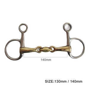 Mors de cheval en acier inoxydable, équipement équestre professionnel conçu pour l'entraînement avancé des chevaux, offrant contrôle, confort et sécurité. - Product Image 6