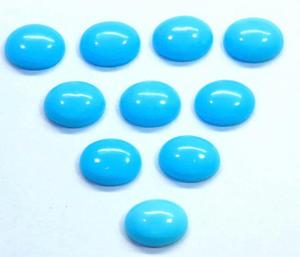 Turquesa Natural Cabujón, Piedras Preciosas Sueltas, Piedras Pulidas Azules, para Joyería, Anillos, Colgantes, Certificado IGI, Aligemstones - Product Image 3
