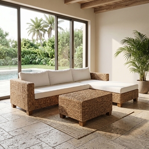Chaise de salle à manger Windsore, structure en bois d'acajou, tressage en rotin Fitrit, fabrication artisanale haut de gamme, mobilier de cuisine <span class=keywords><strong>balinais</strong></span> - Product Image 4