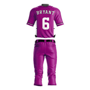 Uniforme de Béisbol Personalizado con Logotipo, Transpirable, Tallas Grandes, Manga Corta, Poliéster Sublimado, Ropa de Equipo al por Mayor - Product Image 6