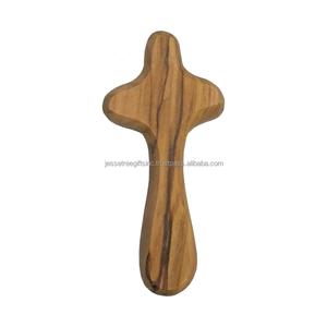 Cruz colgante de pared de metal y madera con acabado pulido natural Diseño moderno Calidad superior para uso en Iglesia Precio al por mayor - Product Image 6