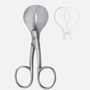 Modificación Profesional Tijeras para cordón umbilical de EE. UU., manuales, de acero inoxidable, instrumento quirúrgico obstétrico con certificación CE para partos - Product Image 4